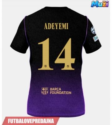Lacne Muži Futbalové dres Barcelona Karim Adeyemi #14 2026-27 Krátky Rukáv - Preč